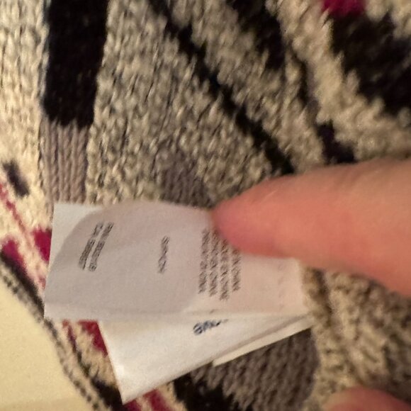 Lucky Brand Western Print Cardigan Sweater - Picture 2 of 2